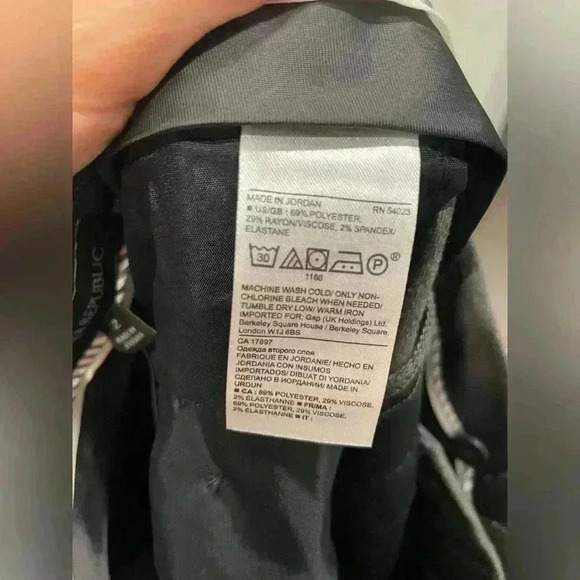 Banana Republic NWT Size 2 Gray Dress Pants - Picture 7 of 9